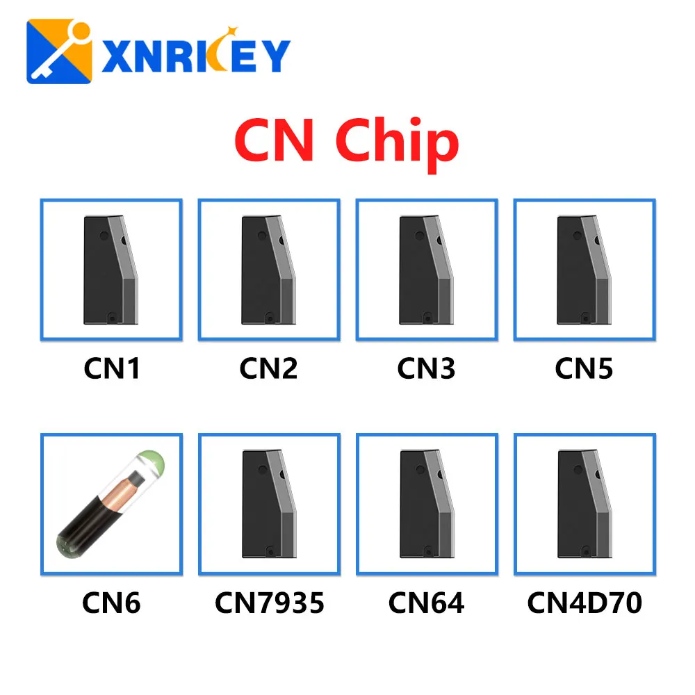 XNRKEY-transpondedor para Chip de cerámica, copia 4C, 4D, 46G, 48, 4D64 para CN900, CN900MINI, CN1, CN2, CN3, CN5, CN6, CN7935, CN64, CN4D70