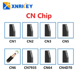 XNRKEY CN1 CN2 CN3 CN5 CN6 CN7935 CN64 CN4D70 Transponder Copy 4C 4D 46 G 48 4D64 for CN900 CN900MINI Ceramic Chip Glass Chip