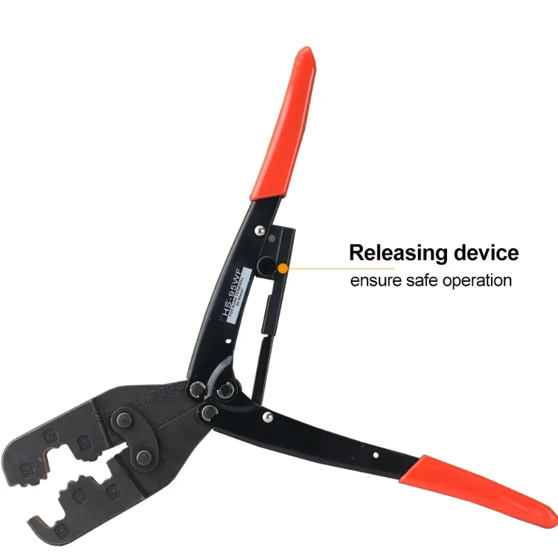on-Insulated Terminals Crimping Pliers HS-50WF Tube Bootlace Cable Connectors Ferrules Crimper rachet crimping pliers