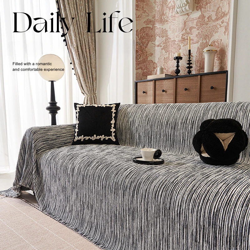 

Anti-scratch Sofa Towel Cover Living Room Bedroom Modern Chenille Anti-slip,softer and Thicker,suitable for L-shaped Sofas