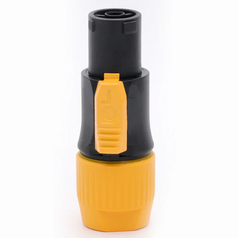 2PCS Waterproof Locking Powercon True Connector NAC3FX-W + PowerCon Chassis Connectors NAC3MPX or NAC3MX-W + NAC3FPX