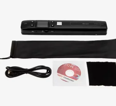 Portable Zero Margin Handheld Scanner HD Black White Color Scanning