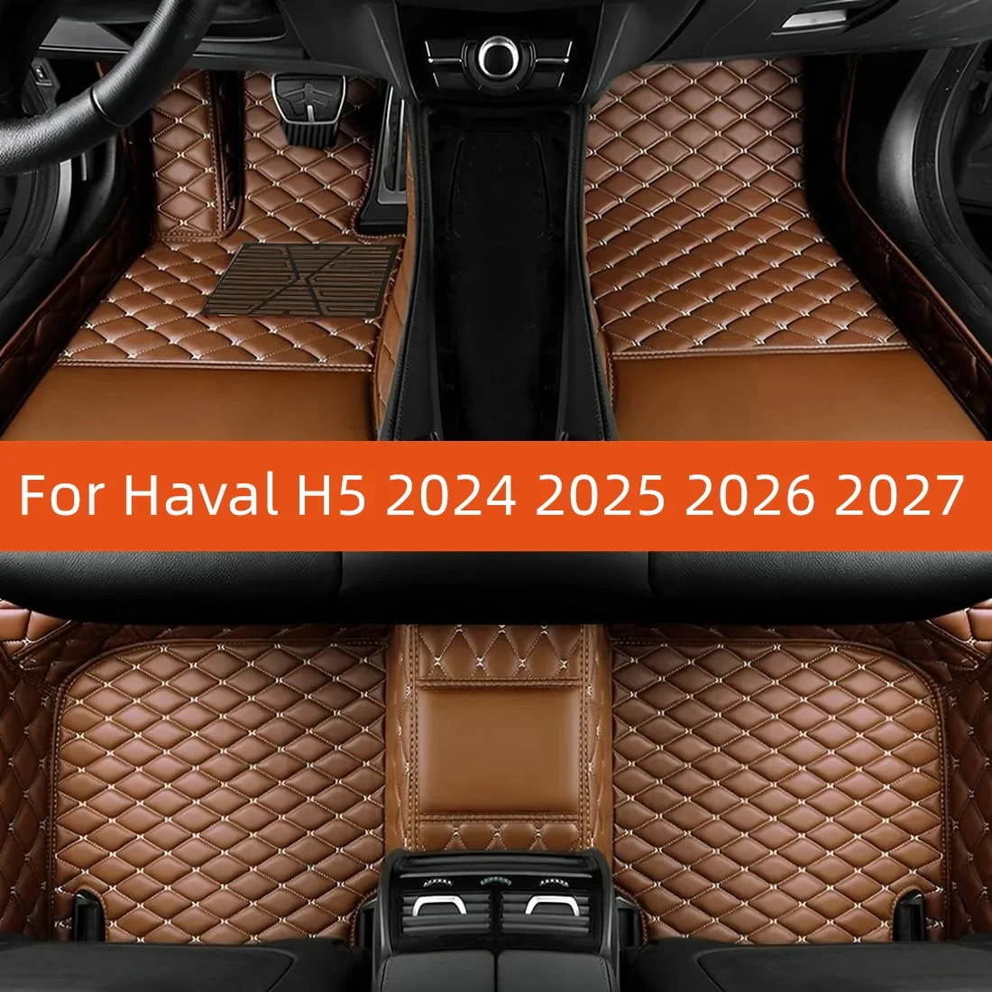 Custom Leather Car Floor Mat For Haval H5 2024 2025 2026 2027 Car Mat Interior Accessories
