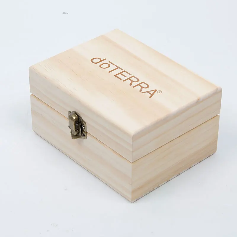 Essential Oil Storage Wooden Box For DoTERRA 12 Compartment Storage Box 15ML 12 Compartment Essential Oil Display Box