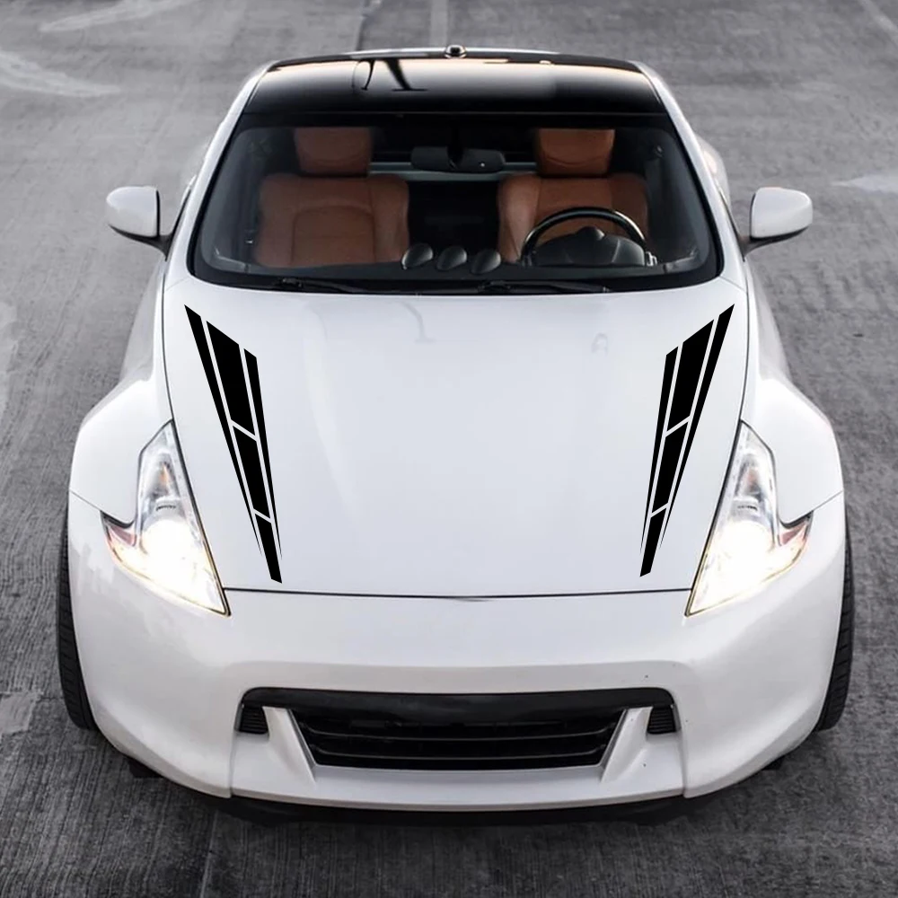 

Наклейки-полосы на капот автомобиля, виниловая пленка, декоративные наклейки для автомобилей Volkswagen, Audi, BMW, Ford, Toyota, Renault, Peugeot, Mercedes, автоаксессуары