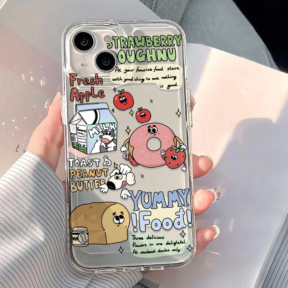 Cute Cat Fruit Art Phone Case For Oppo Realme Note 70 16 15 14 13 12 C63 C53 C55 11 C35 C33 C31 C30 9 10 Pro Plus 5G Clear TPU - view 6