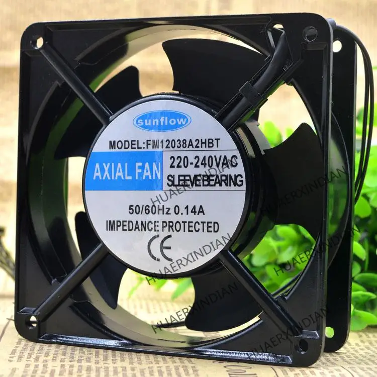 

New FM12038A2HSL 220V 0.14A 12CM 12038 Cooling Fan Assembly Kit