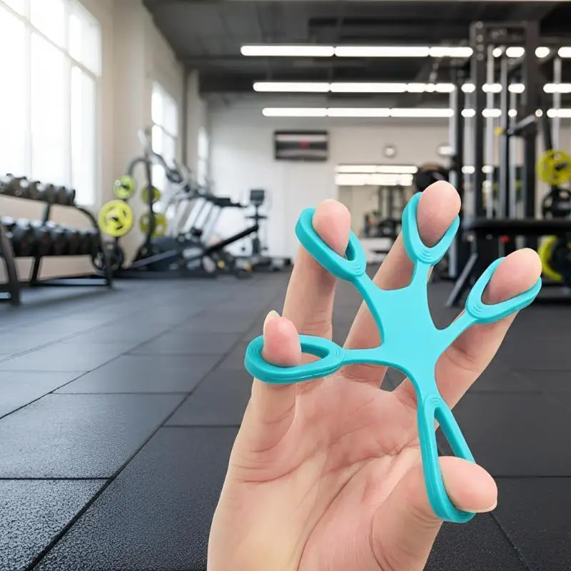 Finger Grip Silicone Ring Exerciser Antistress Resistance Band Fitness Stretcher 3 Levels Ibs Finger Sensory Toy