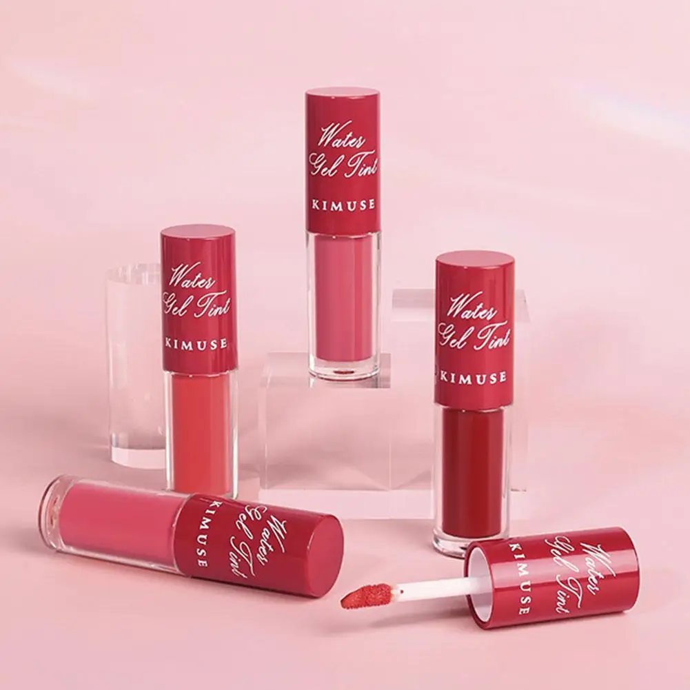 Duurzame Sexy Spiegel Water Lip Glazuur Herfst/Winter Hydraterende Glanzende Lippenstift Waterdichte Anti-Stick Cup Zachte Lipvlek