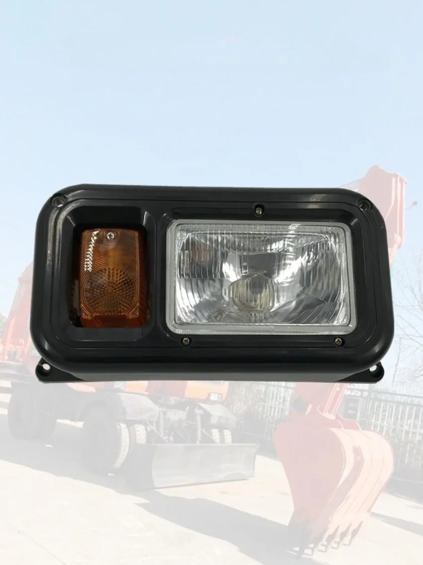 For Doosan Daewoo Dh Dx Front Headlight Dh150w-7 210w-7 Excavator Rear Tail Light Counterweight Headlight Excavator Accessories