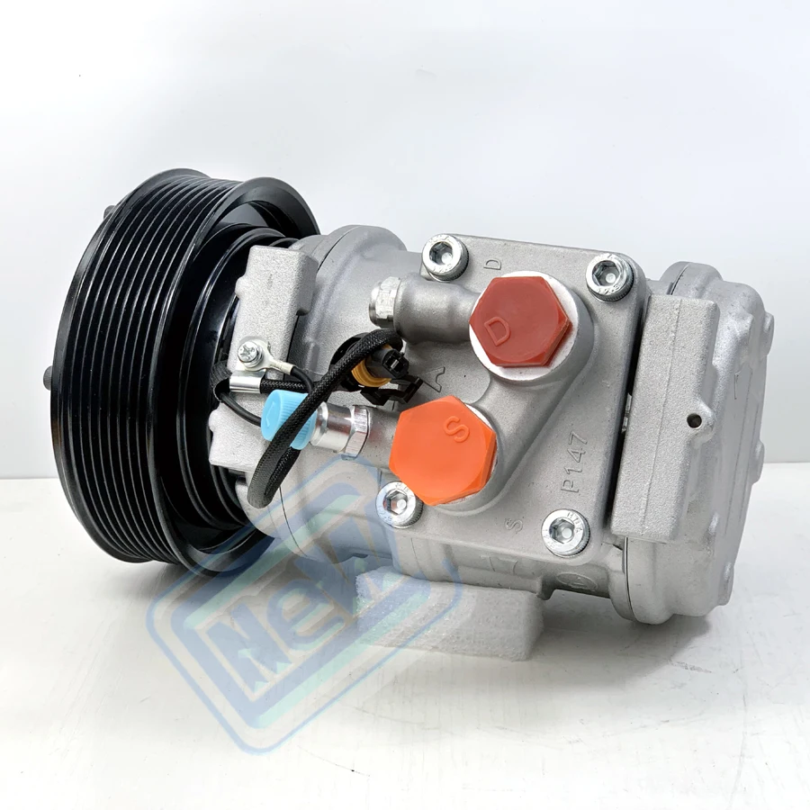 Auto AC Compressor For John Deere Tractor AH169875 AN221429 RE196923 RE46609 RE69716 SE501459 SE501462 TY24304 447200-4930