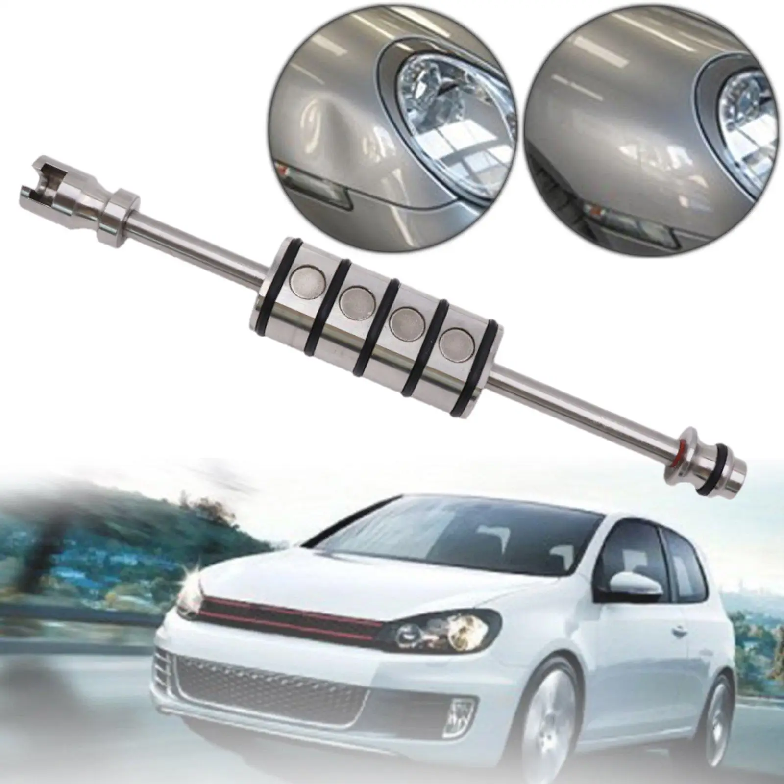 Automotive Dent Repair Slide Hammer Tool Metal Car Dent Remover Compact Storage for Trunk Use