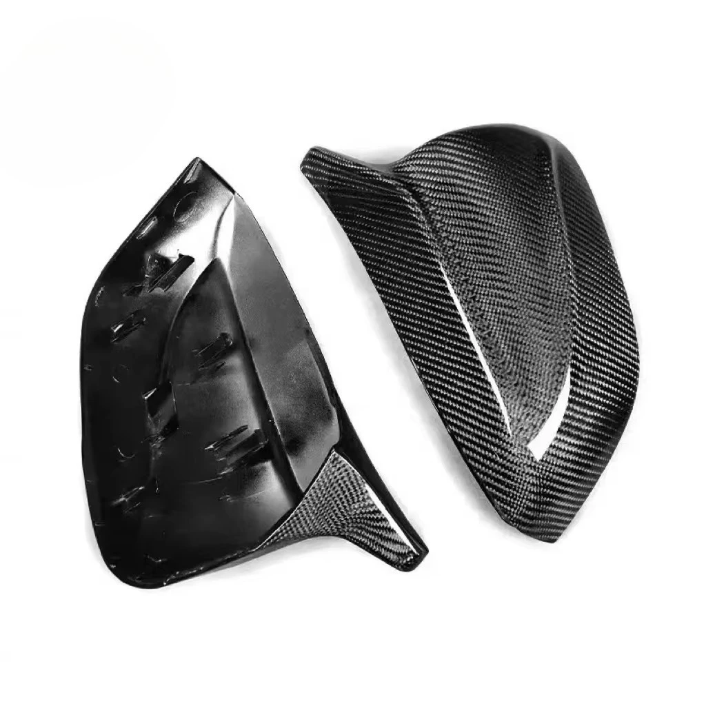for Infiniti Q50 Q60 V2 M Style Carbon Fiber Car Rearview Mirror Cover Mirror Caps Black Honeycomb