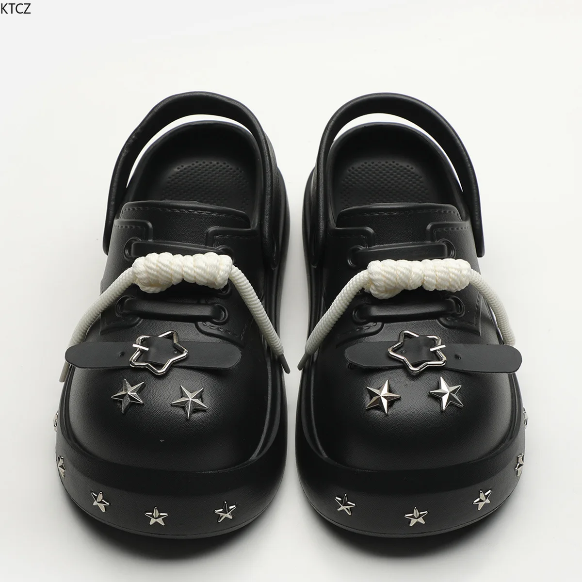 Couple Hole Women's Sandals 2026 New Summer Thick-soled Non-slip Outer Wear Stepping on Shit Trendy Brand Eva Bag Head Shoes - view 3