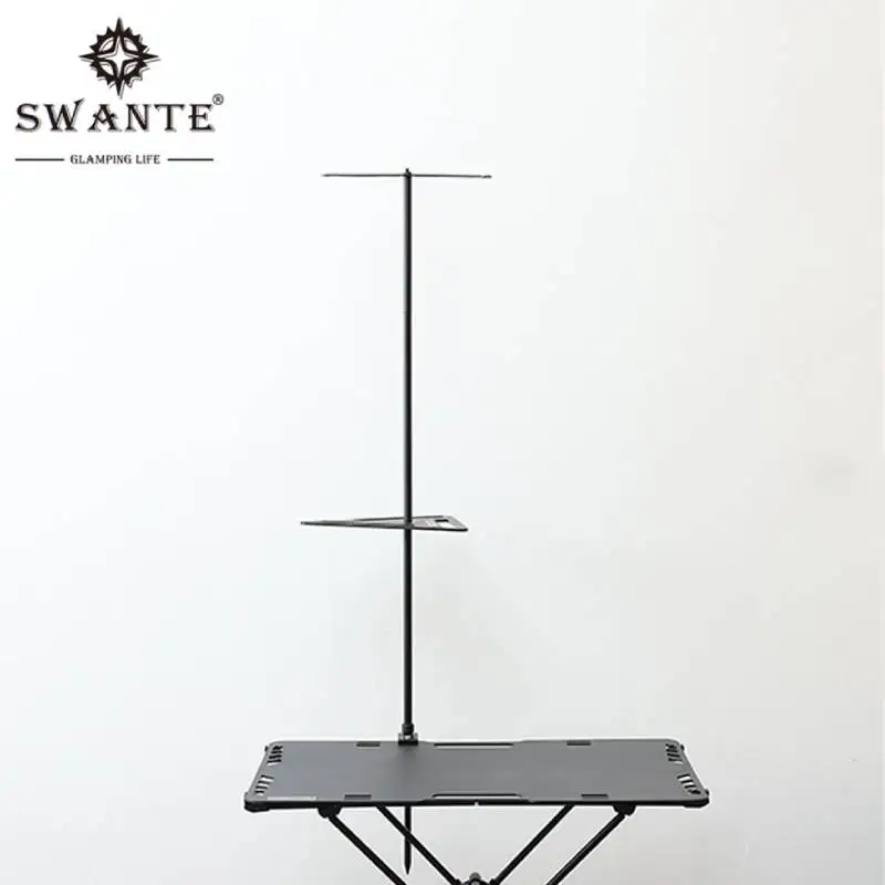 

Swante Aluminum Alloy Outdoor Camping Lamp Post Pole Foldable Fishing Hanging Light Fixing Stand Holder For Goal Zero Lantern