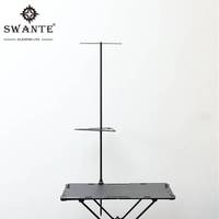 Swante Aluminum Alloy Outdoor Camping Lamp Post Pole Foldable Fishing Hanging Light Fixing Stand Holder For Goal Zero Lantern