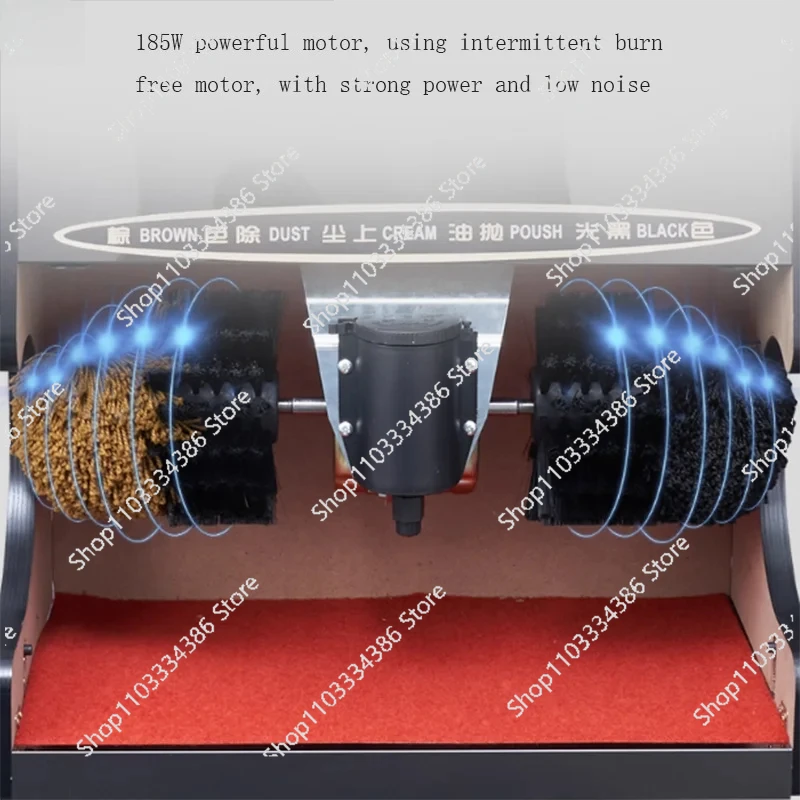 

Automatic Home Use Shoe Polishing Machine Electric Induction Large Hall Titanium Gold Brush Shoe Machine for Public Hotels