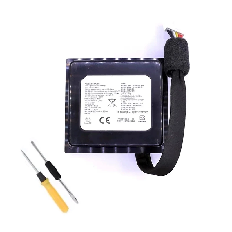 

2500mAh 14.4v Rechargeable Lithium-ion Battery Pack for Audio Power Supply