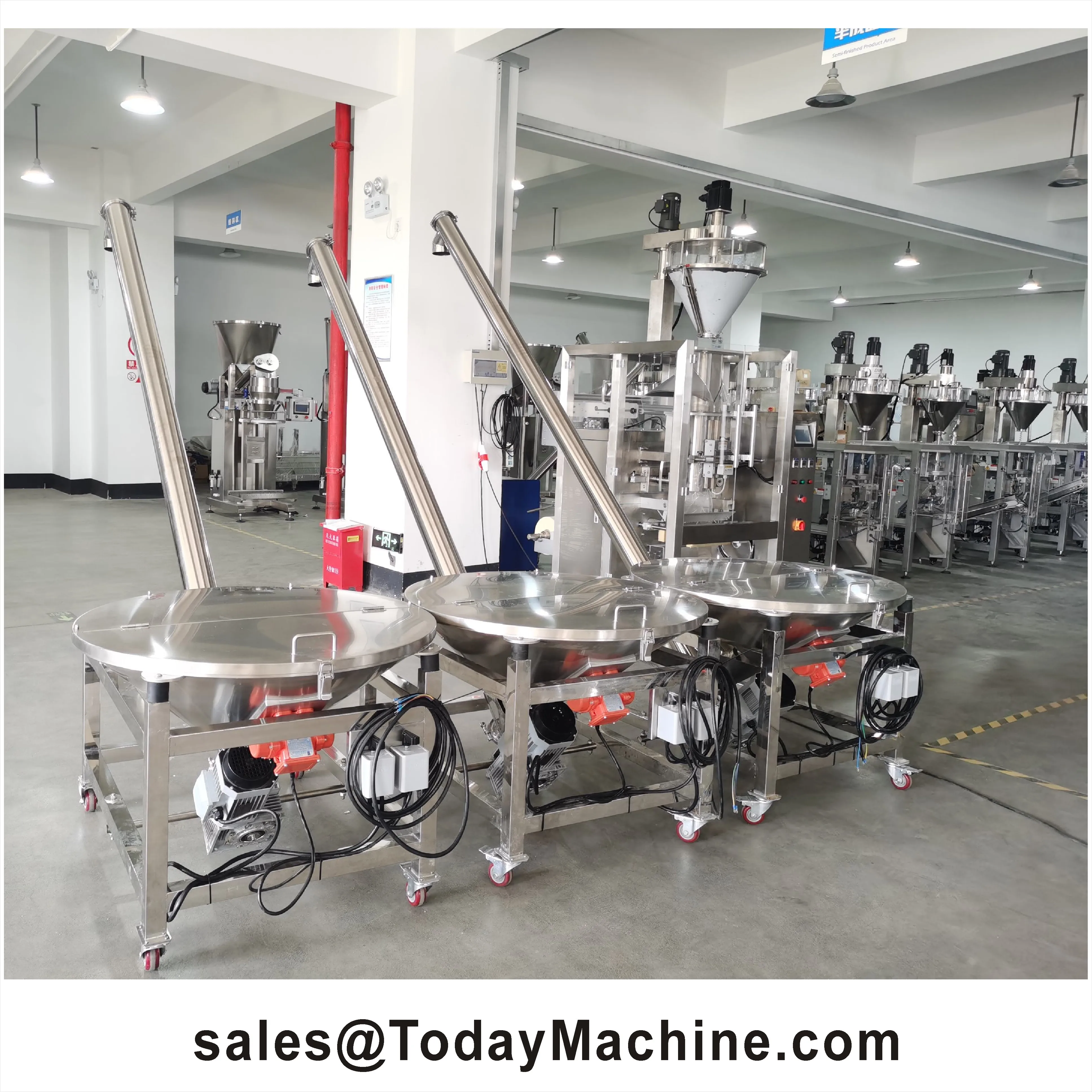 High Speed Vibrating Stainless Steel Powder Feeder Screw Conveyor