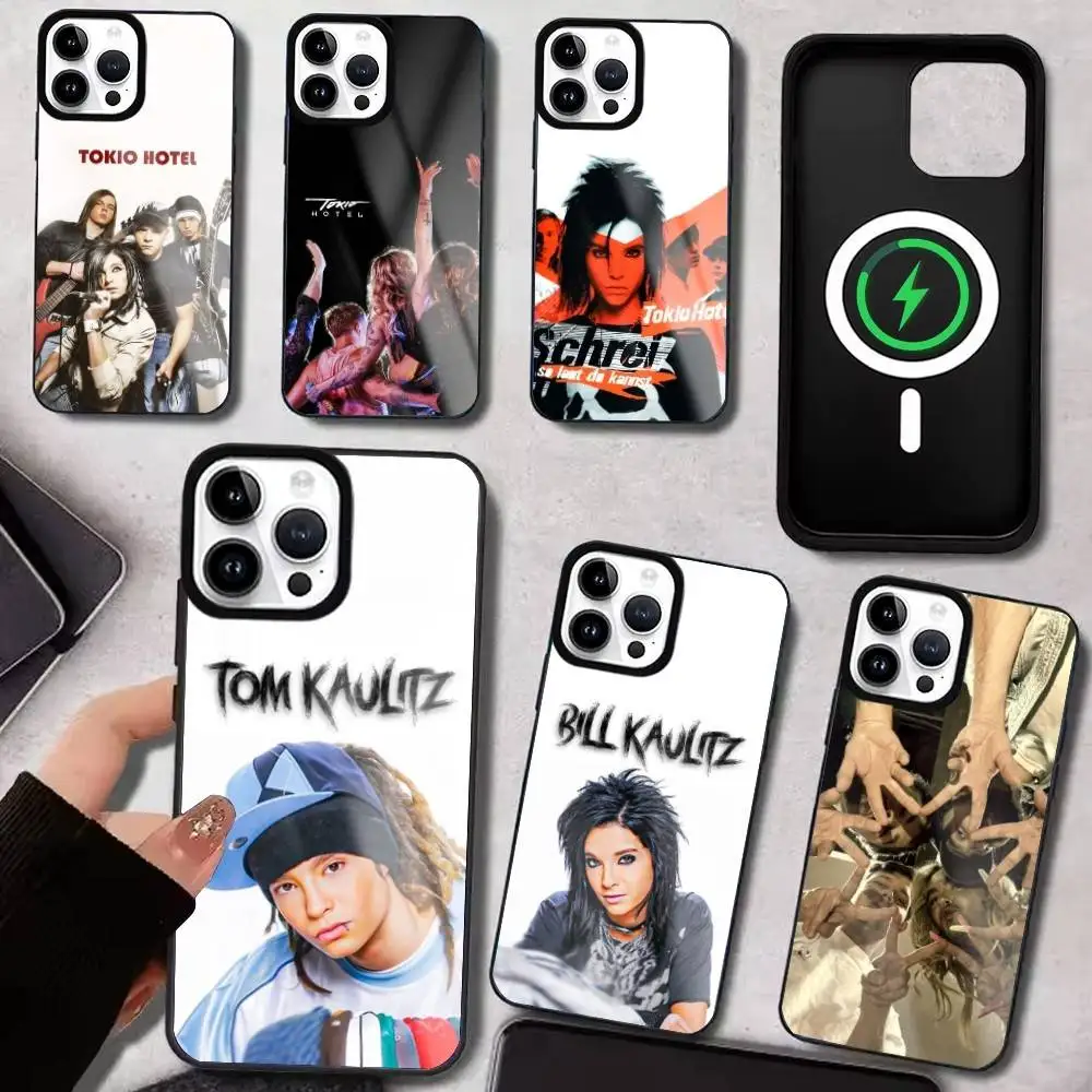 

Tom Bill Kaulitz T-Tokio H-Hotels Phone Case For iPhone17,16,15,14,13,12,11 Plus,Pro Max For Magsafe Wireless Charging