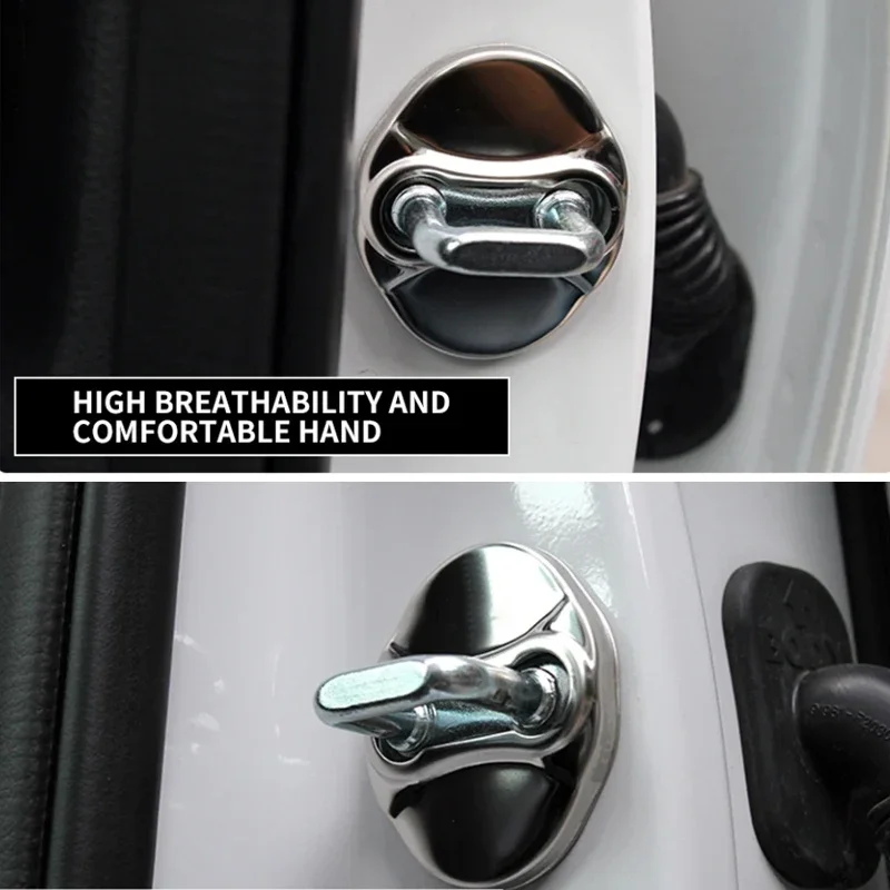 For Hyundai Tucson IX35 I30 Elantra Azera Veracruz for Kia Sportage Car stainless steel Styling door lock cover accessories