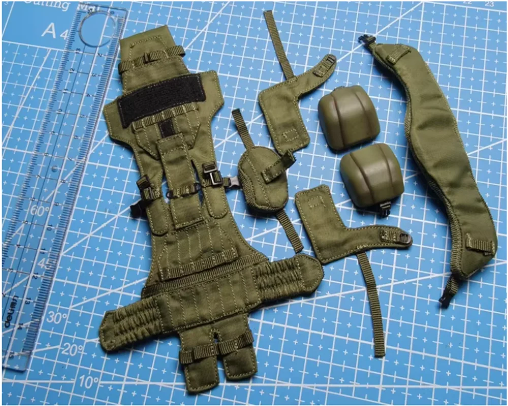 

YYDS 1/12 Мужской солдатский боевой защитный жилет, набор аксессуаров для моделей, подходит для 6-дюймовой экшн-фигурки, в наличии