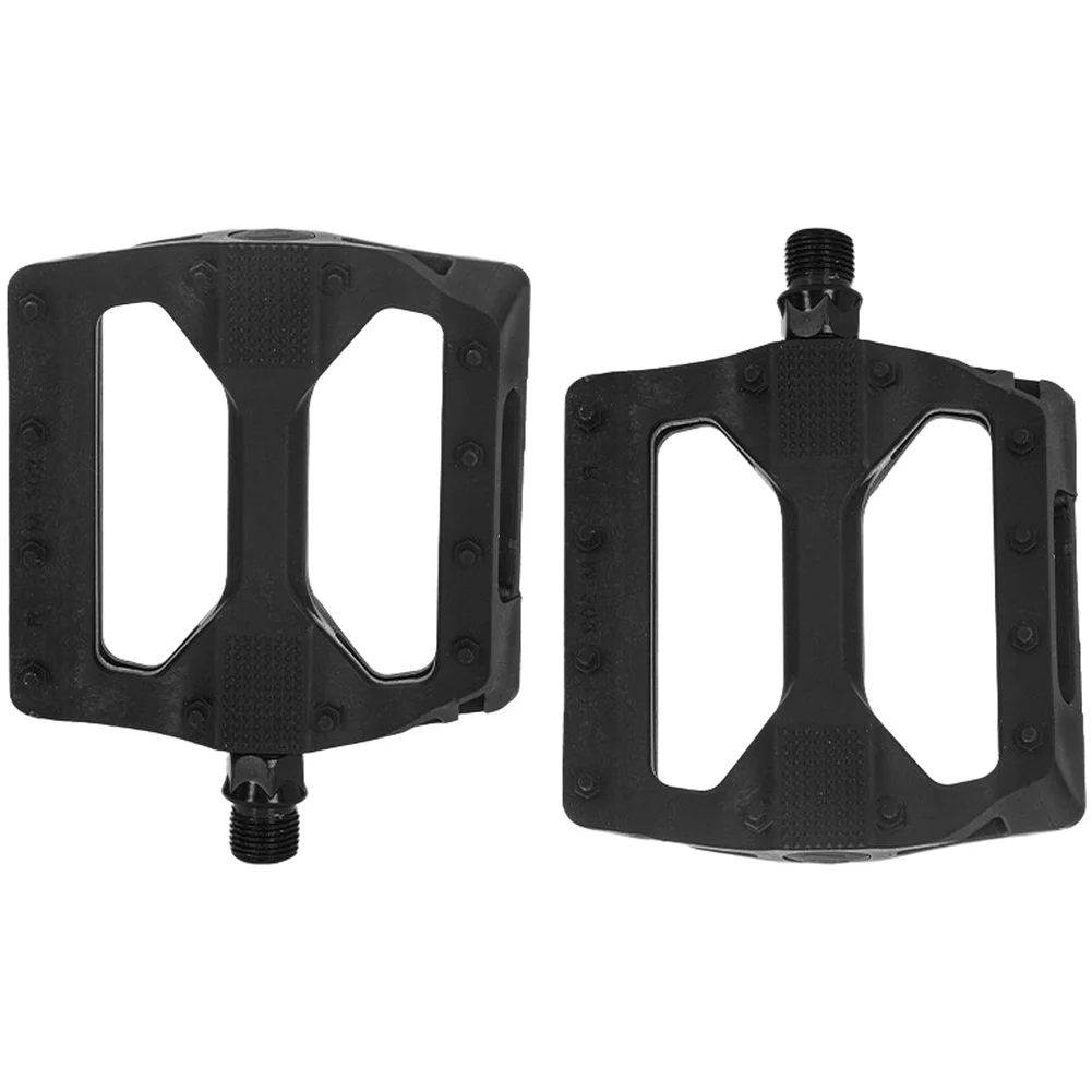 Nylon Pedals for For mountain Bikes with Reflective Edge Integration Wide Platform Design and Sealed Bearing Longevity