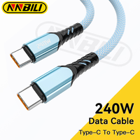 NNBILI 240W USB C Cable Power Wire QC4.0 for MacBook Samsung iPhone 15 16 USB C to C PD Cable 48V5A Fast Charging Type C Cable