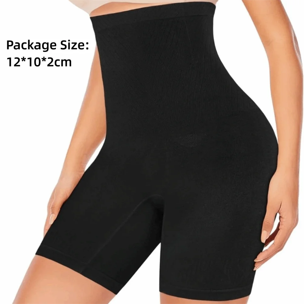 Hochwertige Shapewear-Shorts mit hoher Taille, nahtlose Bauchkontrolle, Bauchkontrolle, Shorts, Po-Lifter, vier Eckhöschen für Frauen