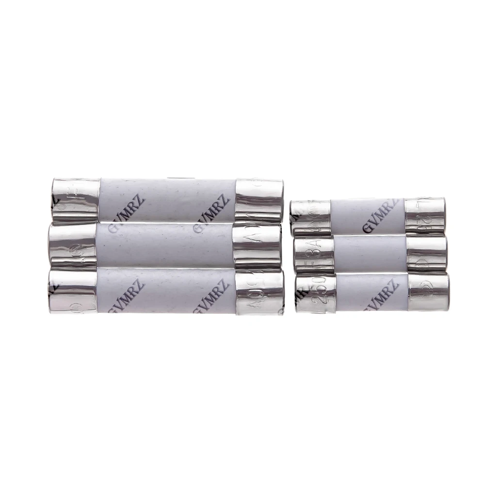 10PCS 4A-30A 0.1A 0.25A 0.5A 1A 1.5A 6X30MM 5X20MM Fast Blow Ceramic Fuse 5*20mm 250V 2A 2.5A 3A 3.15A  Slow Break The Fuse Tube