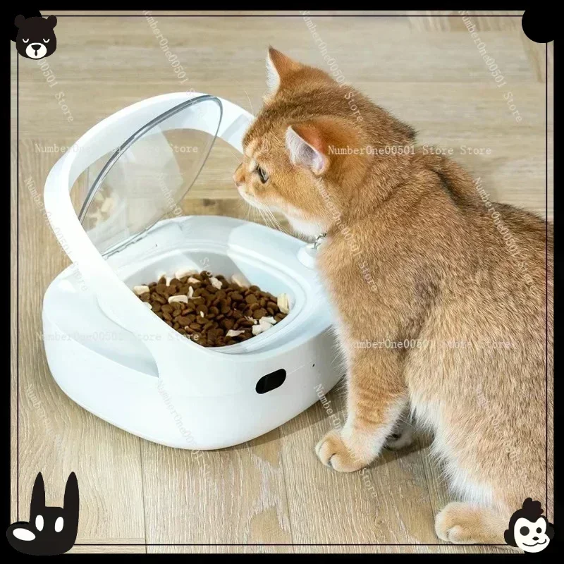 Smart Feeder Anti-snatch Replacement Chip Recognition Sensor Automatic Feeder, Dog and Cat Food Dispenser Prevent Stealing Food