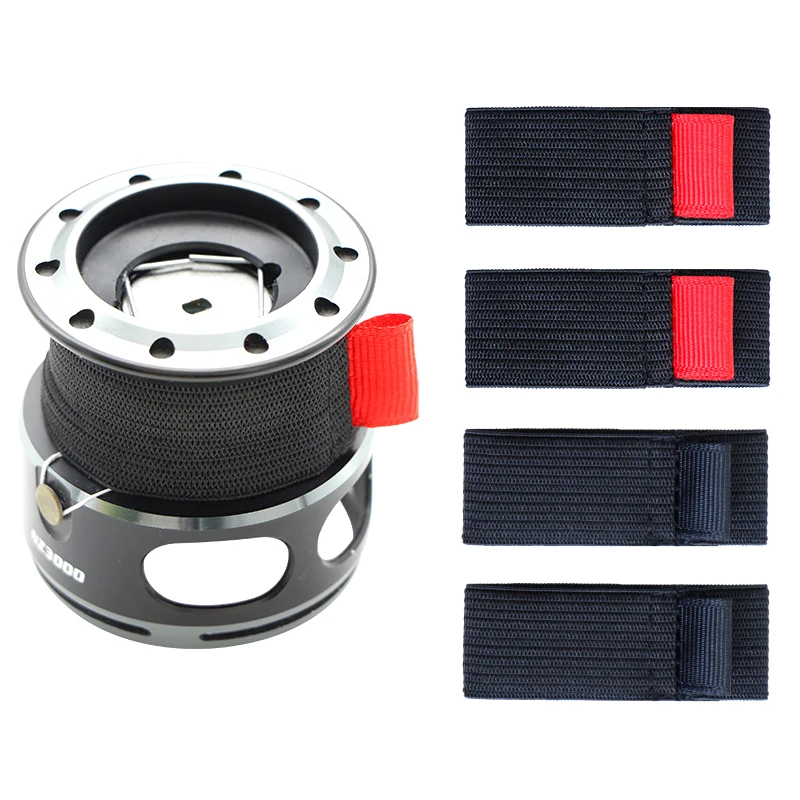 1Pc Fishing Spool Belt Fishing Reel Elastic Spinning-Wheel Protector Belt Pulley Protection Band Fishing Tackle Tool