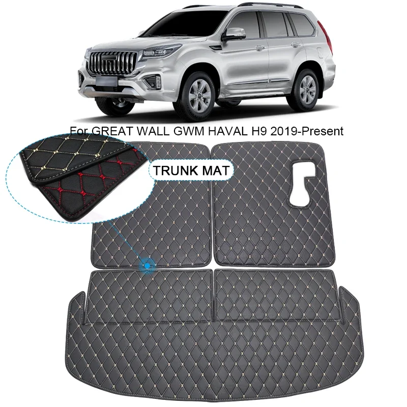 

Custom Car Trunk Main Mat Waterproof Anti Scratch Non-slip Protect Cover For Great Wall GWM HAVAL H9 2019-2025 Auto Accessory