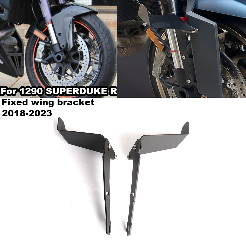 

For 1290 Super Duke R 2018 2019 2020 2021 2022 2023 Motorcycle Accessories Front Fender Side Fixed Wing Adjustable Kit