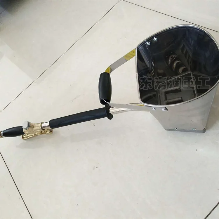 HCY Handheld mortar sprayer spray spoon, gypsum plastering machine, small cement putty wall sprayer