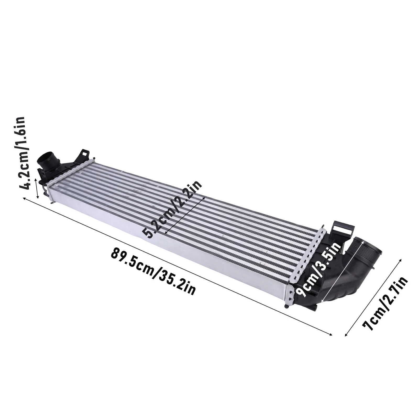 Intercooler for Ford Focus III Turnier 2.0 TDCi 2007-2010 for Galaxy II 1.6 TDCi 2011-2015 Replaces 1423852 1429406 1742060