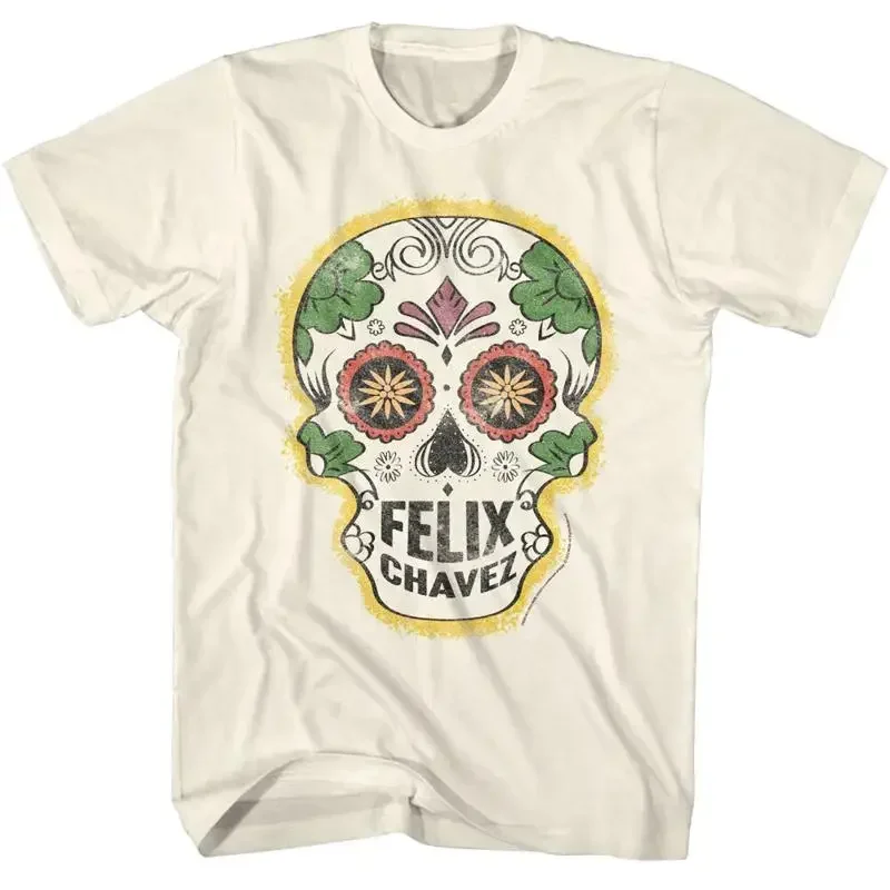 Creed Boxing Movie Felix Chavez Sugar Skull Men's T Shirt