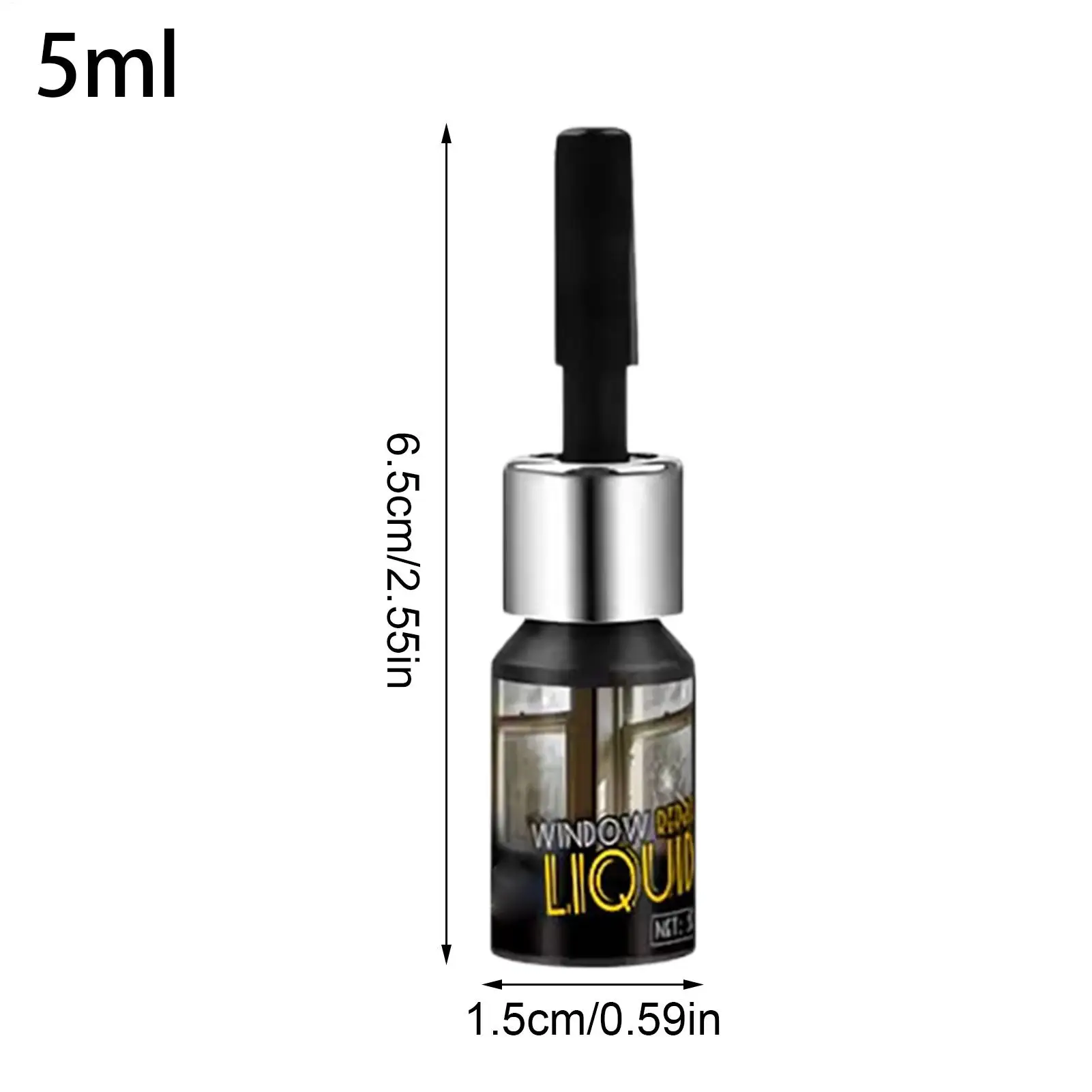 Invisible Glass Repair Liquid 5ml Quick-Dry Crack Bonder for Windshield Window Mirror Auto Jewelry Crafts Furniture Phone