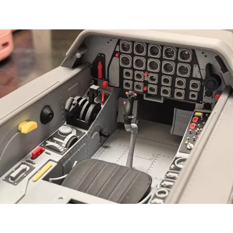FMS 1400mm T-28D RC Warbird FPV Cockpit Scale Simulation 3D Multi-Color Printed Interior Upgrade Accessories for Rc Airplane
