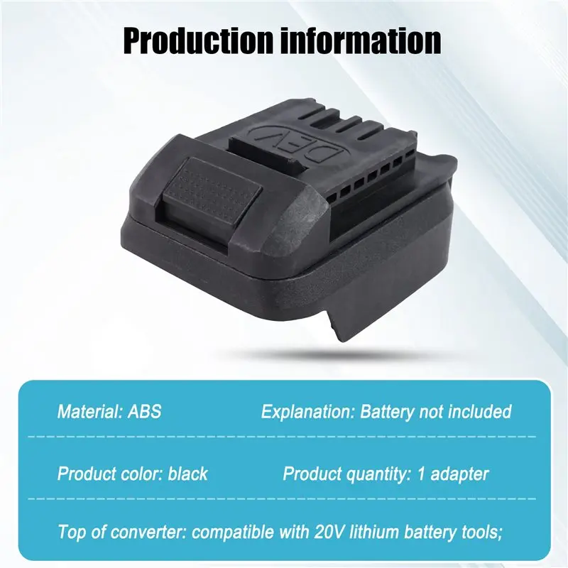 LLCS-Li- Battery Adapter Converter For 18V Li- Battery For Devon Electric Power Tools 4