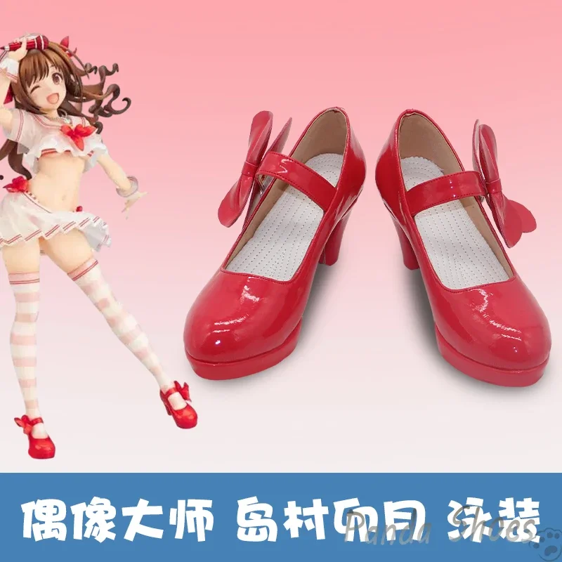 

Игра THE IDOLM @ STER Shimamura Uzuki Обувь для косплея Аниме Game Cos Косплей Костюм Опора Обувь для Con Halloween Party