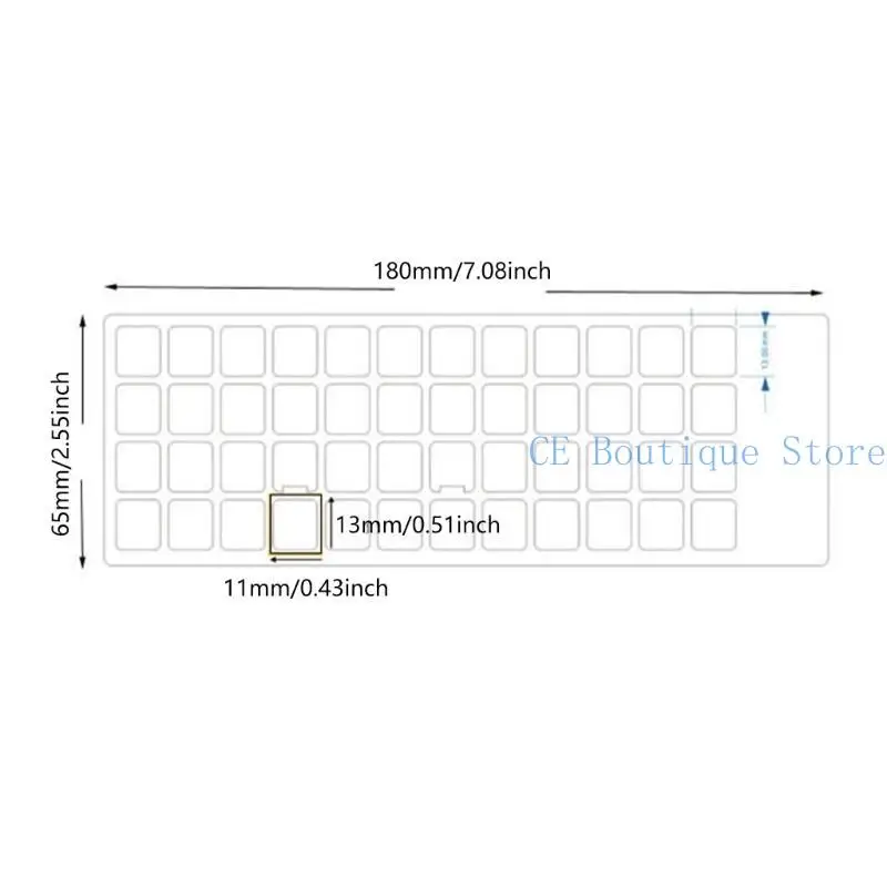 652f 2pcs Portugis Stiker Keyboard Set Keyboard Kulit Penggantian Latar Belakang Matte