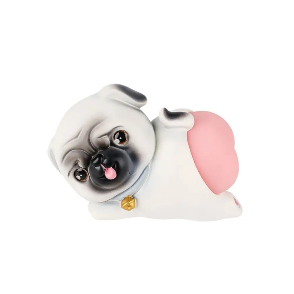 

Originality Puppy Cartoon Car Ornament Lovely Crafts QQ's Ass Toy Resin Decoration Car Interior Accessories Automobile