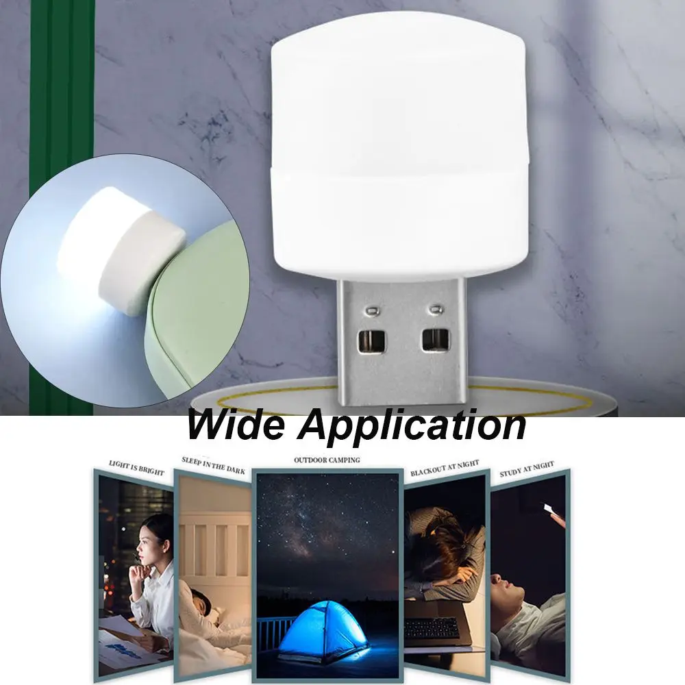 

Hot Sale Energy Saving Portable LED Lamp Pocket Card Lamp Ultra Low Power Mini USB Light Night Light