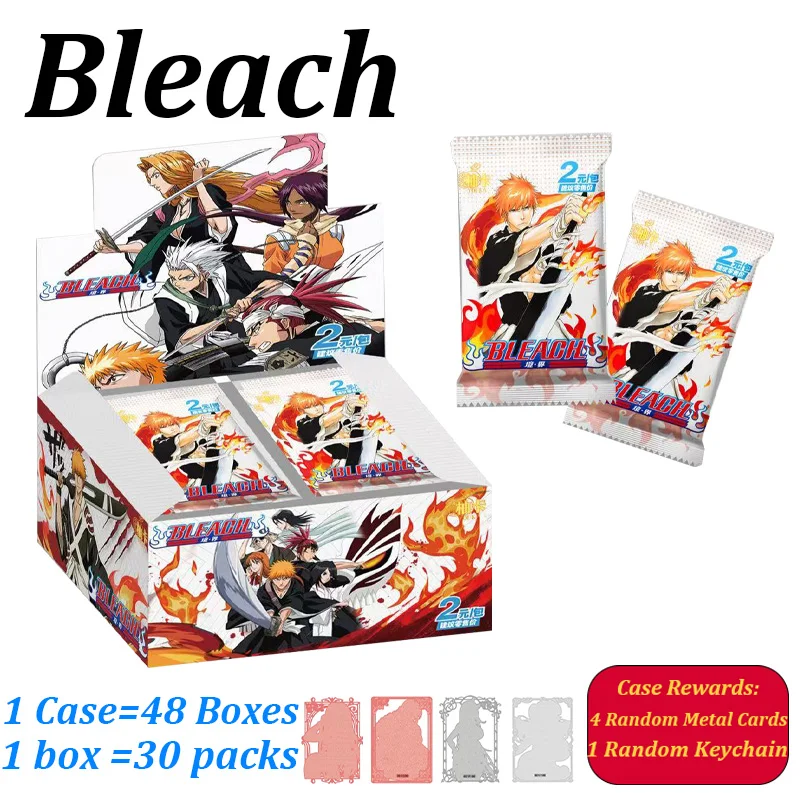 2026 New Bleach Thousand Year Blood War Cards Whole Case Wholesale Anime TCG Collectible Booster Box Kurosaki Ichigo Rare