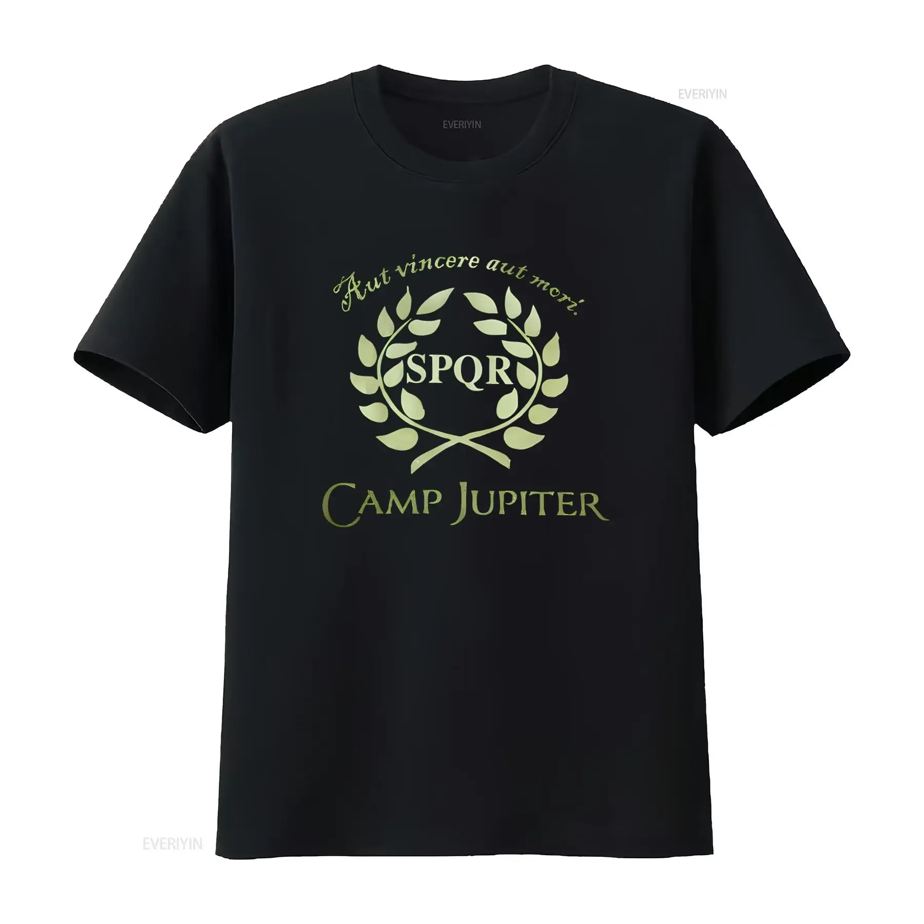 Camp Jupiter SPQR T Shirt for Kids and Youth Halloween Outfit with Olive Wreath Design Half Blood Inspired Purple Color Option