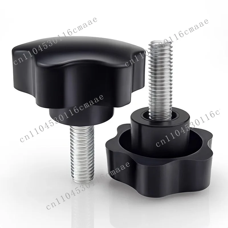Fitness Equipment Furniture Fixture Knob Hexagonal Plum Nut Plastic Screw Adjustment Knob Accessories