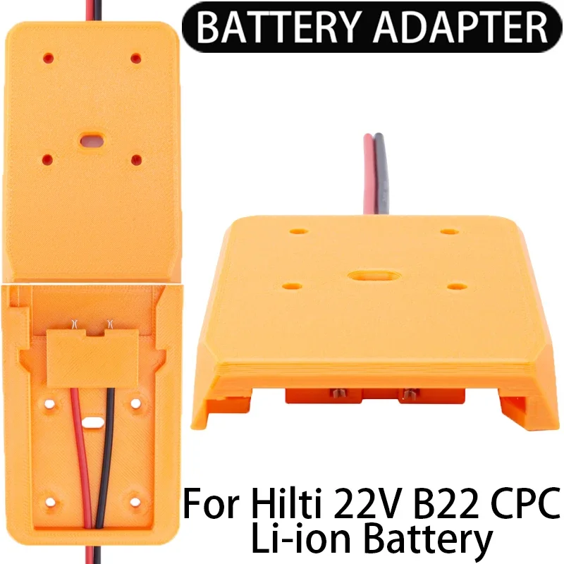 14 AWG DIY Adapter for hilti 22V B22 CPC Li-Ion Battery Adapter for DIY Power Wheel Robot Power Tools Accessories