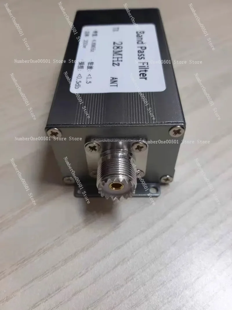 28MHz High Isolation Bandpass Filter BPF M Mother Socket Interface Optimized for 10 Meter Band