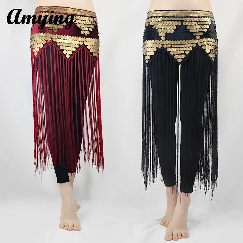 الرقص الشرقي شرابة وشاح الورك مثير مطرز التطريز شرابة الخصر وشاح جديد الرقص الشرقي بدلة تدريب الخصر وشاح تنورة رقص